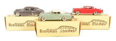 Lot 309 - DIECAST - X3 BROOKLIN MODELS 1/43 SCALE DIECAST MODEL CARS