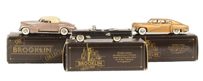 Lot 247 - DIECAST - X3 BROOKLIN MODELS 1/43 SCALE DIECAST MODEL CARS