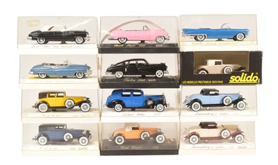 Lot 229 - DIECAST - COLLECTION OF SOLIDO DIECAST MODEL CARS