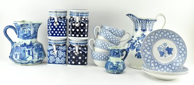 Lot 43 - COLLECTION OF ENGLISH CERAMICS - VICTORIA IRONSTONE / SPODE/ LONDON POTTERY CANISTERS