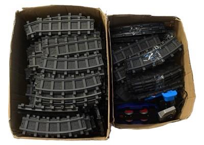 Lot 259 - PLAYMOBIL - LARGE COLLECTION OF PLAYMOBIL TRAIN TRACK