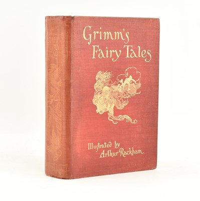 Lot 34 - RACKHAM, ARTHUR. 1909 THE FAIRY TALES OF THE BROTHERS GRIMM ORIGINAL GILT CLOTH