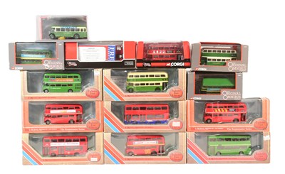 Lot 322 - DIECAST - COLLECTION OF EFE & CORGI 1/76 SCALE DIECAST MODEL BUSES