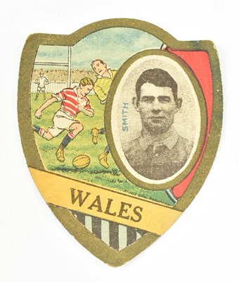 Lot 175 - BAINES GOLD MEDAL FOOTBALL CARDS. WALES SHIELD TRADE CARD