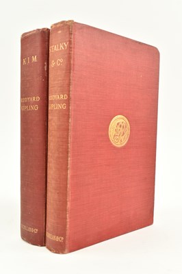 Lot 176 - KIPLING, RUDYARD. 1901 KIM FIRST EDITION & 1899 STALKY & CO. FIRST ED