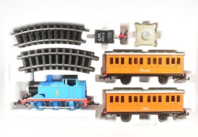 Lot 75 - MODEL RAILWAY – BACHMANN THOMAS THE TANK ENGINE G SCALE MODEL SET