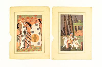 Lot 99 - NANDALAL BOSE (1882-1966) SIX REPRODUCTIONS OF THE LIFE OF BUDDHA