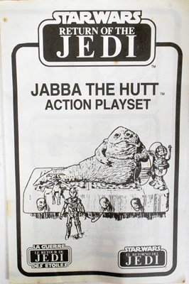 Lot 258 - STAR WARS - ORIGINAL VINTAGE KENNER JABBA THE HUTT PLAYSET