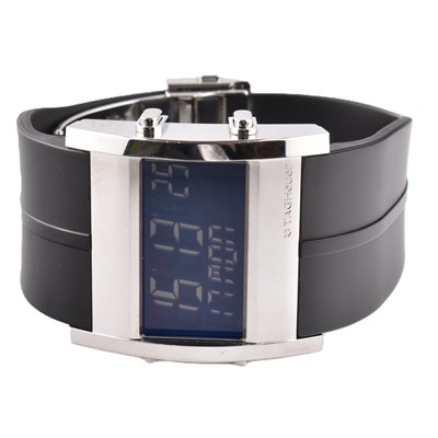 Lot 11 - TAG HEUER MICROTIMER STAINLESS STEEL WRISTWATCH
