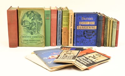 Lot 156 - COOKBOOKS. COLLECTION OF LATE VICTORIAN & EARLY 20TH CENTURY COOKERY BOOKS
