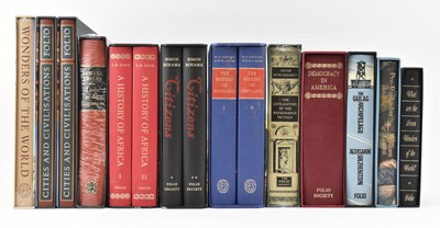 Lot 131 - FOLIO SOCIETY. COLLECTION OF 12 WORKS ON WORLD HISTORY IN SLIPCASES