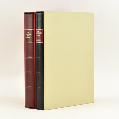 Lot 46 - ORNITHOLOGY. TWO FINELY BOUND WORKS IN MOROCCO LEATHER