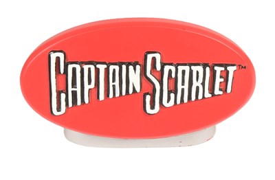 Lot 581 - CAPTAIN SCARLET – GERRY ANDERSON – ROBERT HARROP STATUE PLAQUE