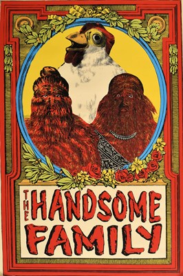 Lot 144 - THE HANDSOME FAMILY - ORIGINAL LITHOGRAPH POSTER