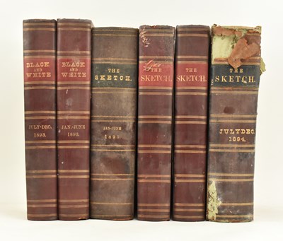 Lot 188 - THE SKETCH. RARE EARLY SET OF SIX 1890S PERIODICALS PUBL. INGRAM BROS