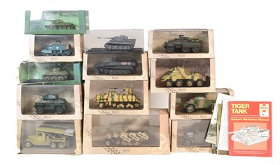 Lot 94 - DIECAST - COLLECTION OF ATLAS EDITION MODEL TANKS