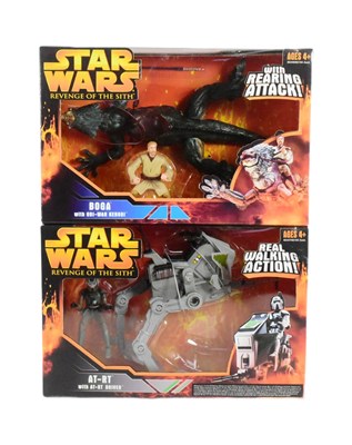 Lot 548 - STAR WARS - TWO REVENGE OF THE SITH 2005 PLAYSETS