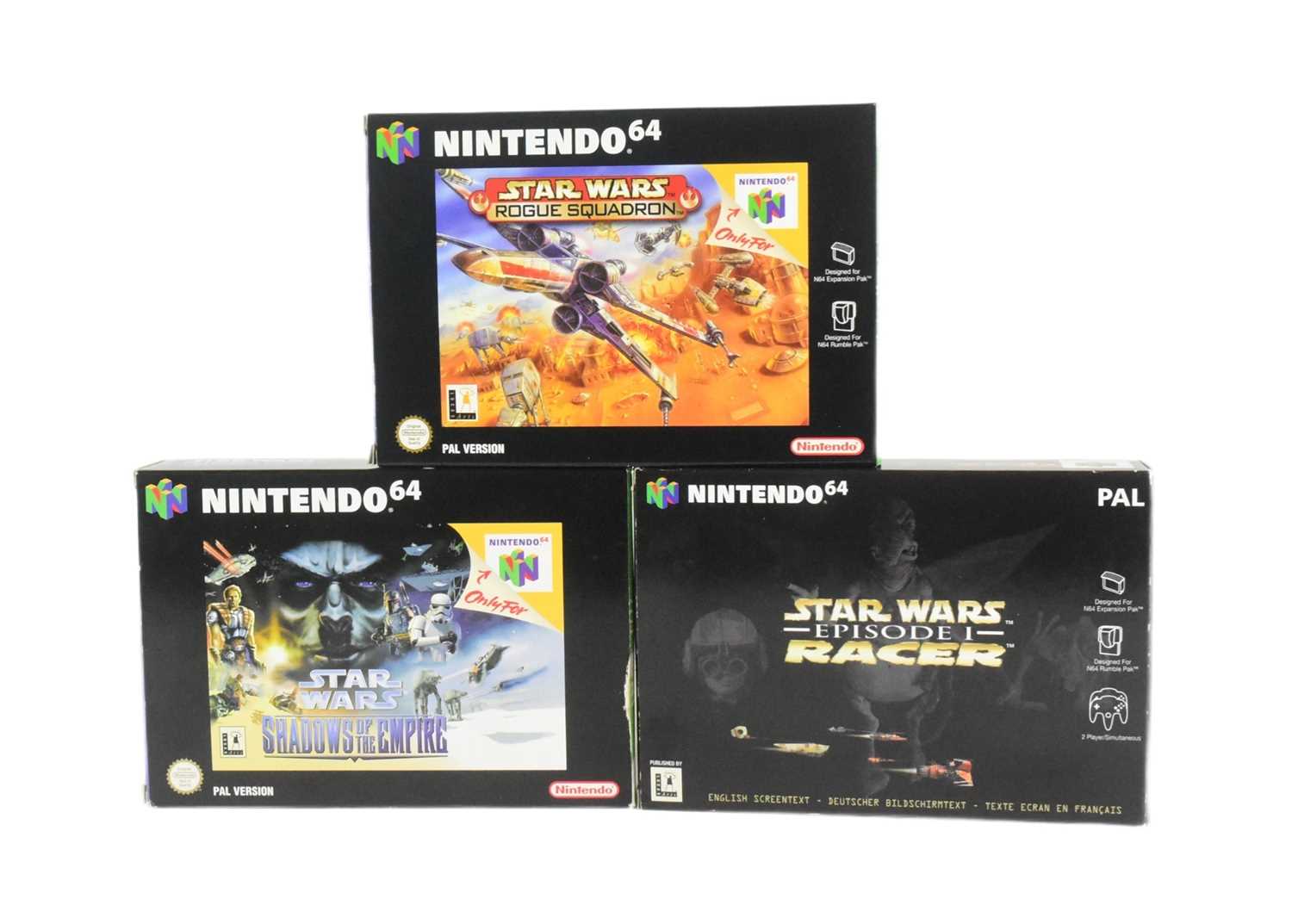 Lot 585 - STAR WARS - NINTENDO 64 - COLLECTION OF VIDEO GAMES