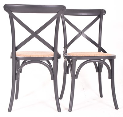 Lot 474 - SET OF FOUR CONTEMPORARY REXBURG DINING CHAIRS