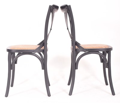 Lot 474 - SET OF FOUR CONTEMPORARY REXBURG DINING CHAIRS