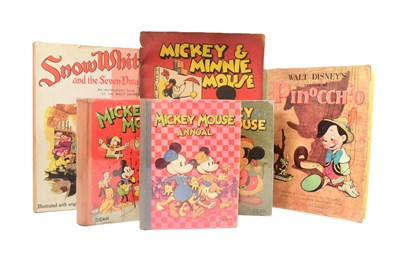Lot 173 - WALT DISNEY - COLLECTION OF VINTAGE BOOKS & ANNUALS