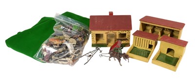 Lot 233 - BRITAINS - COLLECTION OF BRITAINS LEAD FARM YARD ANIMALS