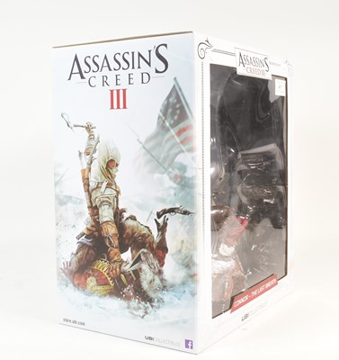 Lot 441 - ASSASSINS CREED - UBI COLLECTIBLES CONNOR THE LAST BREATH ACTION FIGURE