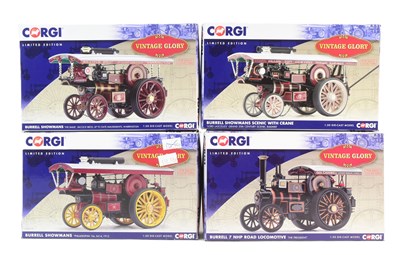 Lot 18 - DIECAST - X4 CORGI VINTAGE GLORY OF STEAM DIECAST MODELS