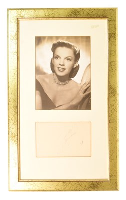 Lot 155 - JUDY GARLAND (1922-1969) - WIZARD OF OZ - AUTOGRAPH