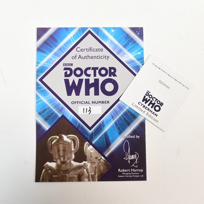 Lot 474 - DOCTOR WHO - ROBERT HARROP - LTD ED HAND PAINTED FIGURINE