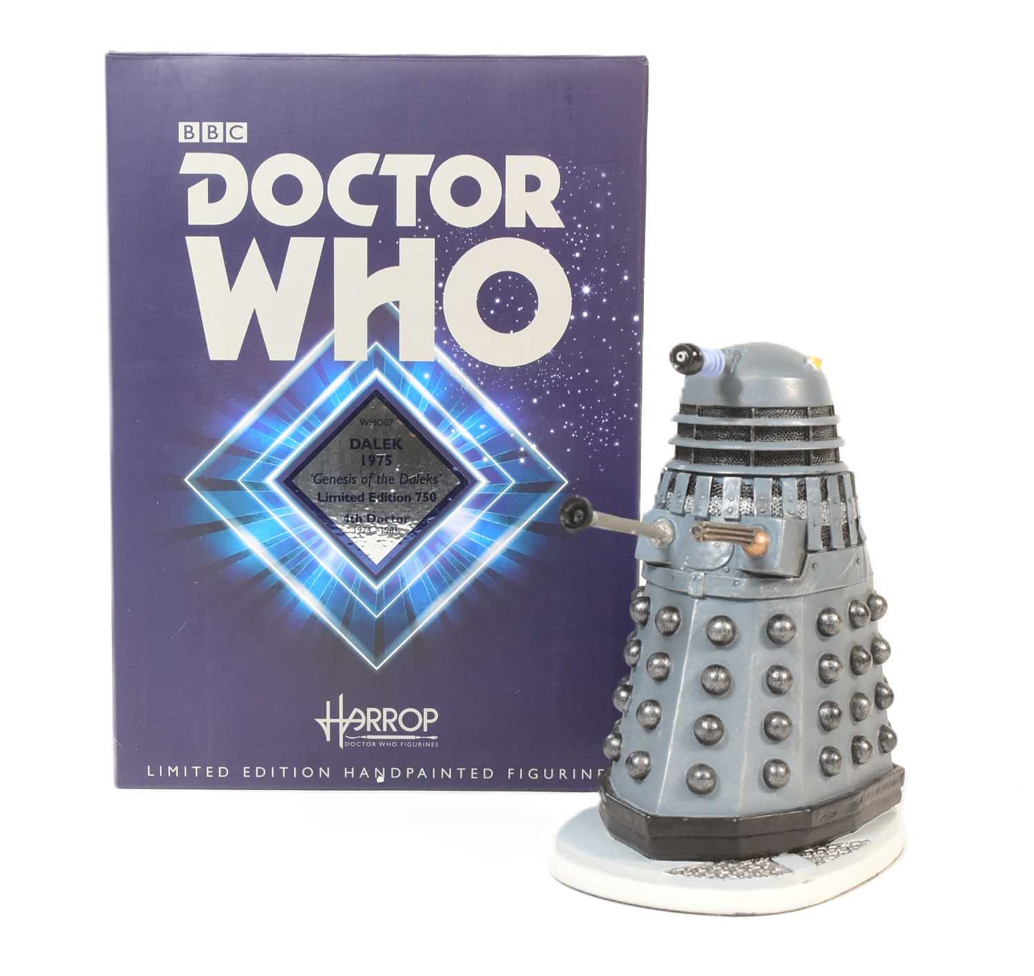 Lot 605 - DOCTOR WHO - ROBERT HARROP - LTD ED HAND PAINTED FIGURINE