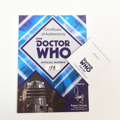 Lot 605 - DOCTOR WHO - ROBERT HARROP - LTD ED HAND PAINTED FIGURINE
