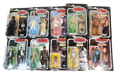 Lot 355 - STAR WARS - HASBRO KENNER 40TH ANNIVERSARY 6" FIGURES