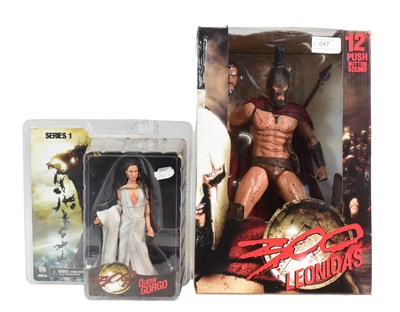 Lot 647 - 300 - TWO BOXED NECA 300 MOVIE ACTION FIGURES