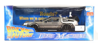 Lot 2 - DIECAST - SUN STAR 1/18 SCALE BACK TO THE FUTURE DELOREAN