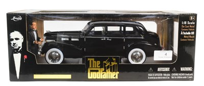 Lot 4 - DIECAST - JADA TOYS 1/18 SCALE THE GODFATHER CADILLAC FLEETWOOD