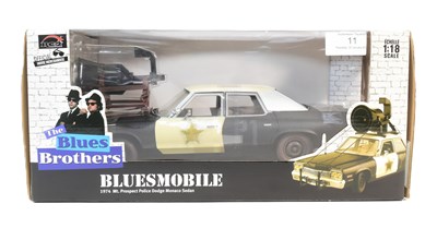 Lot 11 - DIECAST - JOY RIDE 1/18 SCALE BLUES BROTHERS BLUESMOBILE