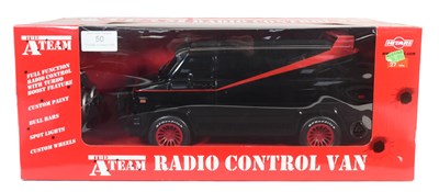 Lot 50 - THE A TEAM - BOXED RC RADIO CONTROL A TEAM VAN