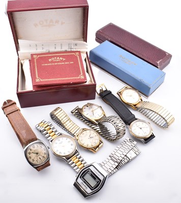 Lot 257 - RODANA WATCH & OTHER VINTAGE WATCHES INCLUDING ROTARY