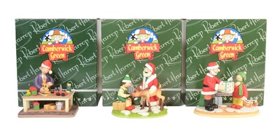 Lot 65 - CAMBERWICK GREEN - ROBERT HARROP - X3 LIMITED EDITION FIGURINES
