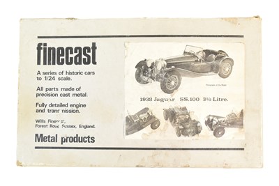 Lot 113 - MODEL KITS - VINTAGE WILLS FINECAST 1/24 SCALE WHITE METAL KIT