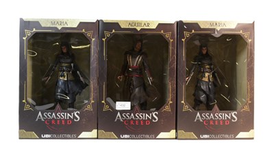 Lot 432 - ASSASSINS CREED - X3 UBICOLLECTIBLES ASSASSIN'S CREED FIGURES