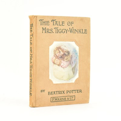 Lot 227 - POTTER, BEATRIX. C1920 THE TALE OF MRS TIGGY-WINKLE SMART AND EARLY EDITION
