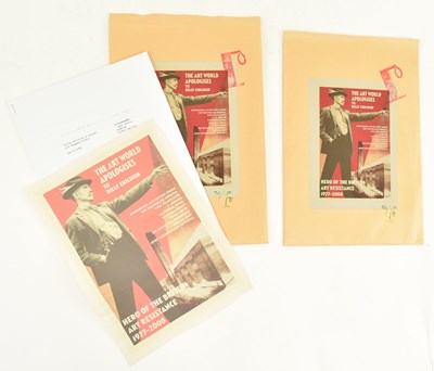 Lot 135 - CHILDISH, BILLY. THE ART WORLD APOLOGISES TO BILLY CHILDISH, TWO LIMITED EDITIONS