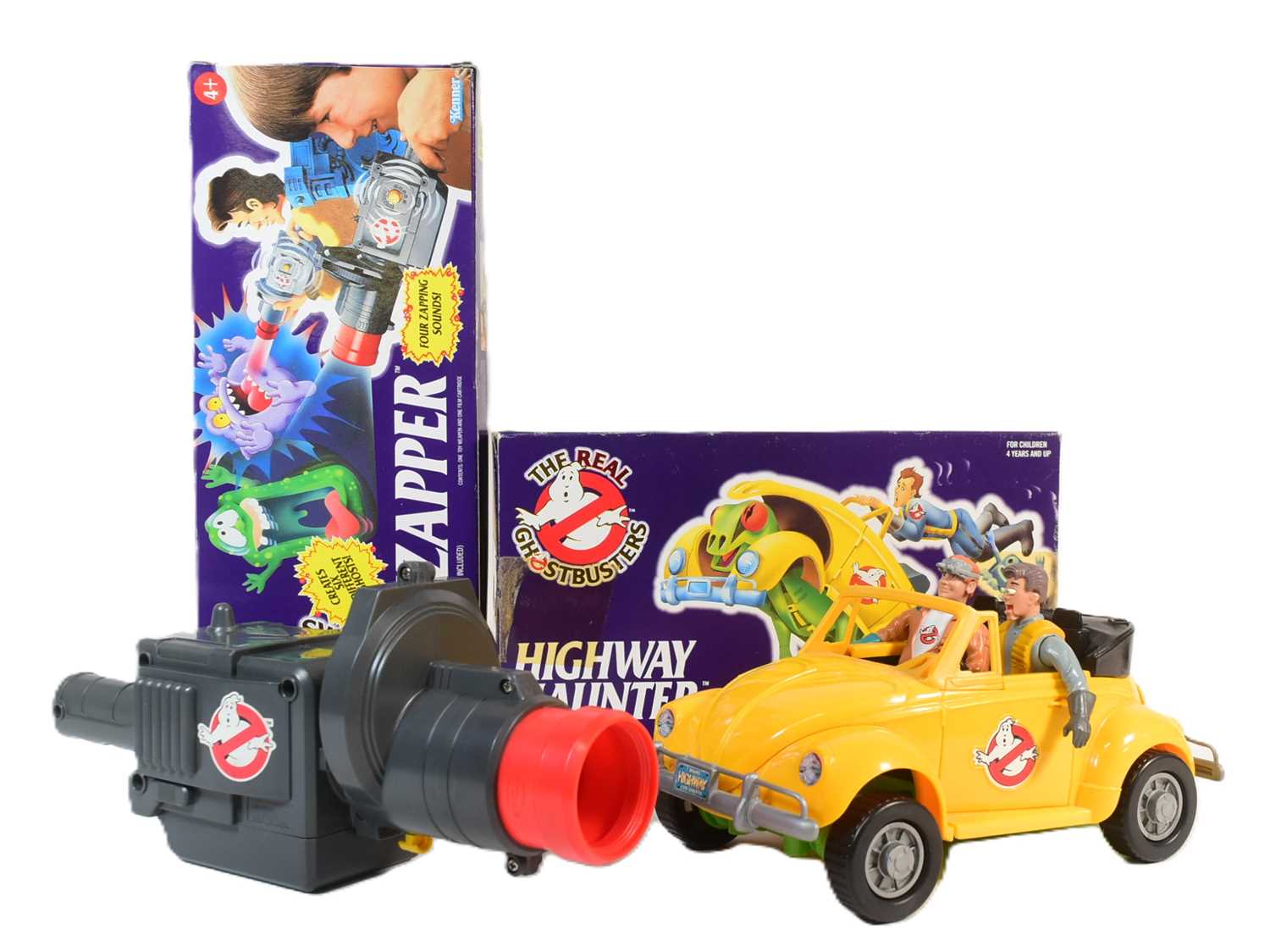 Lot 422 - The Real Ghostbusters - Kenner - x2 original...