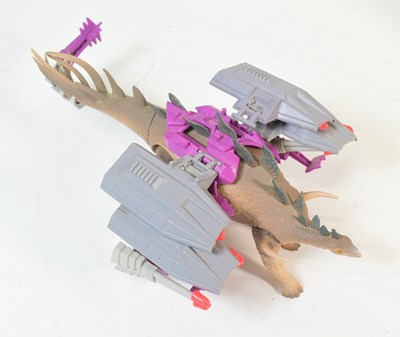 Lot 589 - DINO RIDERS - VINTAGE TYCO DINO RIDERS KENTROSAURUS PLAYSET