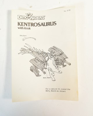 Lot 589 - DINO RIDERS - VINTAGE TYCO DINO RIDERS KENTROSAURUS PLAYSET