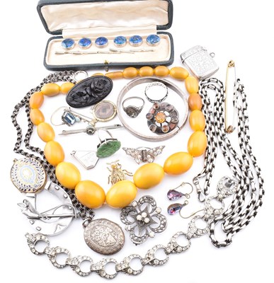 Lot 284 - ASSORTED JEWELLERY & ACCESSORIES