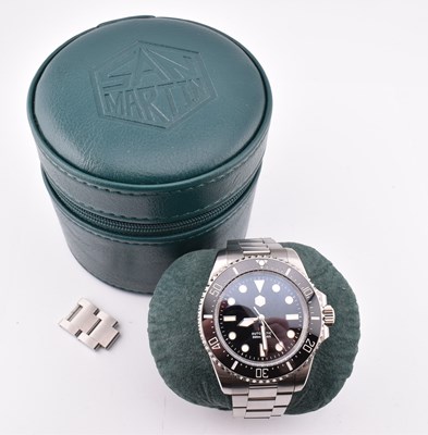 Lot 384 - SAN MARTIN AUTOMATIC WRISTWATCH BOXED