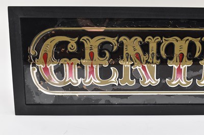 Lot 7 - EARLY 20TH CENTURY HAND PAINTED GLASS SHOP DISPLAY SIGN